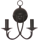 Bright Star Lighting WB075/2 BLACK Metal Wall Bracket