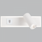 Bright Star Lighting WB212 WHITE Aluminium and Acrylic Wall Bracket with 2 USB Ports and Switch