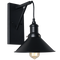 Bright Star Lighting WB529/1 BLACK Metal Wall Bracket