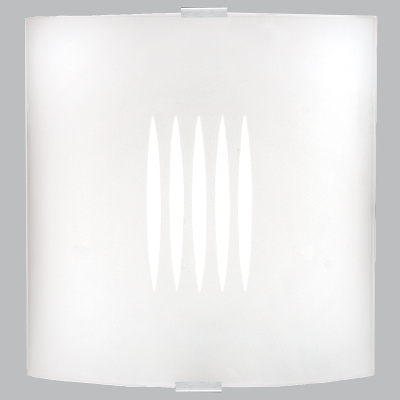 Bright Star Lighting WB9002 GLASS Glass Wall Bracket with Satin Chrome Clips