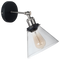 Bright Star Lighting WB922 SATIN Satin Chrome Wall Bracket with Clear Glass