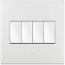 Legrand 572009 Arteor Premium Range White on White 4 Lever 1 Way Switch – 4 X 4