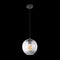 K. Light GO-KLCH-160L/BL Black with Smoke Glass 230v 60W E27 Single Large Molecule Pendant