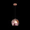 K. Light G-KLCH-820-S/CO Copper 230v 60W E27 Small Laser Cut Metal Ball Pendant, Copper