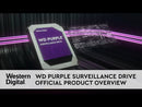 WD PURPLE 6TB 5400RPM SATA 6GBS 64MB Cache 3.5" Surveillance Internal Hard Drive - WD62PURZ