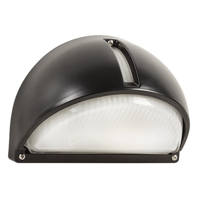 Radiant Lighting RB138B Wedge Eyelid Bulkhead Black 1xE27 WO3E BL