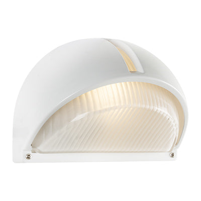 Radiant Lighting RB138W Wedge Eyelid Bulkhead White 1xE27 WO3E W