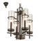 Radiant Lighting RCH70 Alberto 4LT Chandelier Brown JP421-BWN/CL