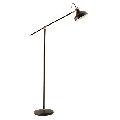 Radiant Lighting RFL25 Steel Floor Light Black & Copper JF0003B