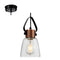 Radiant Lighting RP116a Pendant Glass 230v Antique Copper/Black JC147-BZ/A