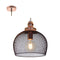 Radiant Lighting RP291 Pendant 290mm Matt Black/Copper PF201E27MBLK /CP