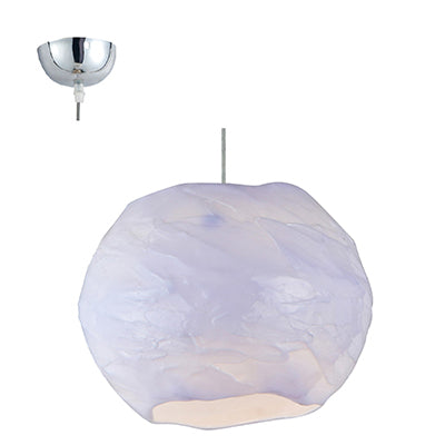 Radiant Lighting RP344 Pendant 415mm Chrome & White E27 60w PF0025