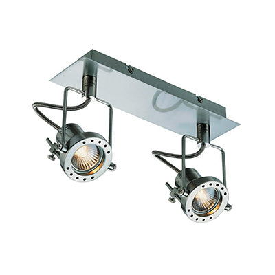 Radiant Lighting RS124 Intro Spotlight 2LT Satin Chrome EX32B-SC