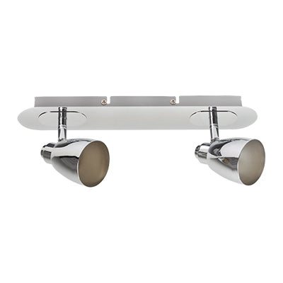 Radiant Lighting RS95CH Nix Spotlight 2LT Bar Chrome EG02B-CH
