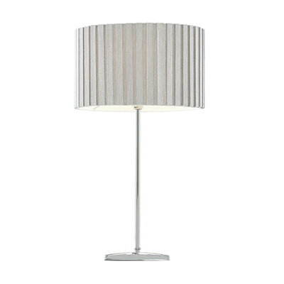 Radiant Lighting RT59 Lee Table Lamp Chrome/Grey JF400-CH/GY